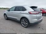 2016 Ford Edge Titanium Silver vin: 2FMPK3K88GBB78059