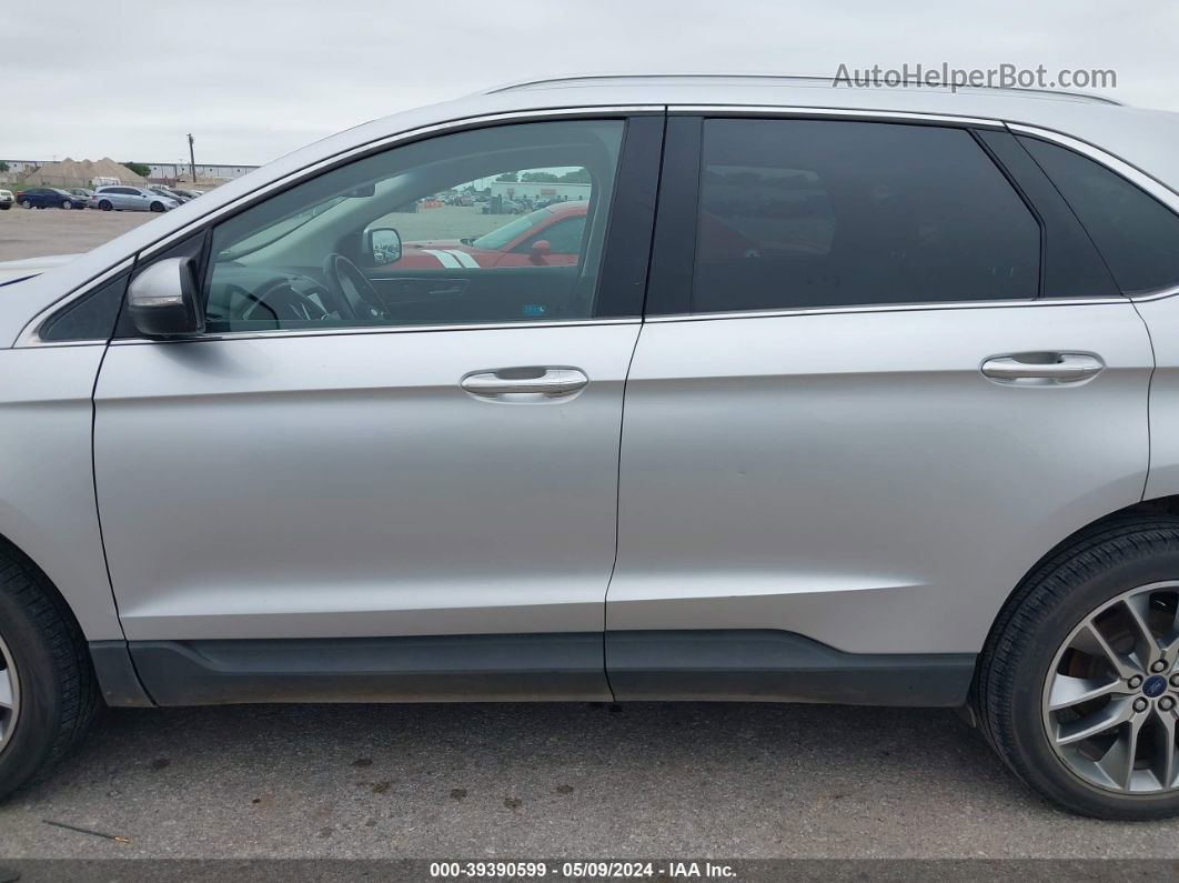 2016 Ford Edge Titanium Серебряный vin: 2FMPK3K88GBB78059