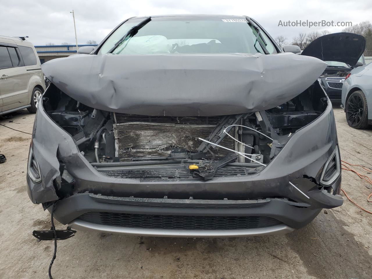 2018 Ford Edge Titanium Серый vin: 2FMPK3K88JBC20981