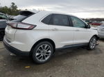 2016 Ford Edge Titanium White vin: 2FMPK3K89GBB76725