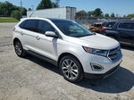 2018 Ford Edge Titanium White vin: 2FMPK3K89JBC09830