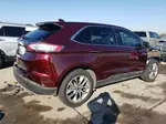 2018 Ford Edge Titanium Burgundy vin: 2FMPK3K8XJBB79141