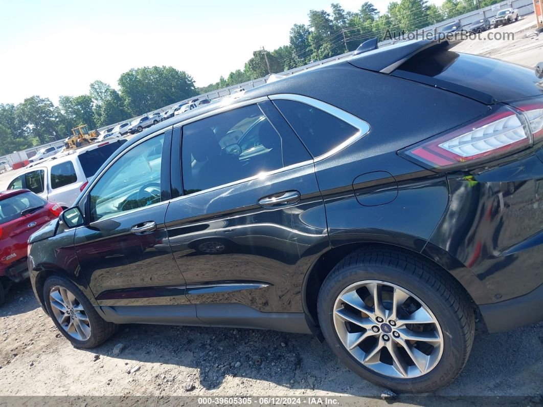 2015 Ford Edge Titanium Black vin: 2FMPK3K90FBC41601