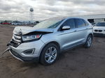 2016 Ford Edge Titanium Silver vin: 2FMPK3K90GBB94894