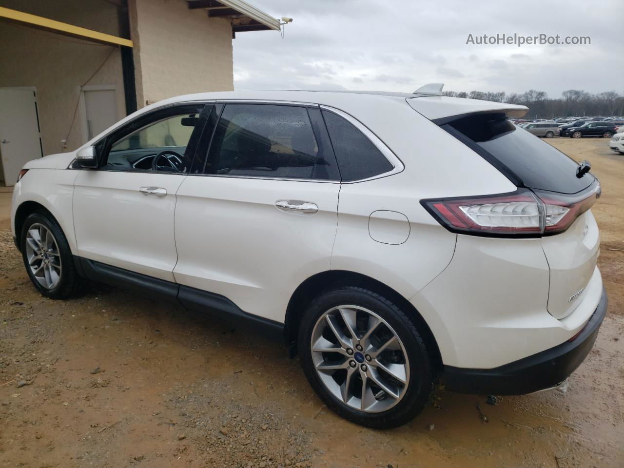 2016 Ford Edge Titanium Белый vin: 2FMPK3K90GBC62904