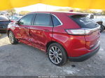 2018 Ford Edge Titanium Red vin: 2FMPK3K90JBC31031