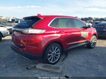 2018 Ford Edge Titanium Red vin: 2FMPK3K90JBC31031