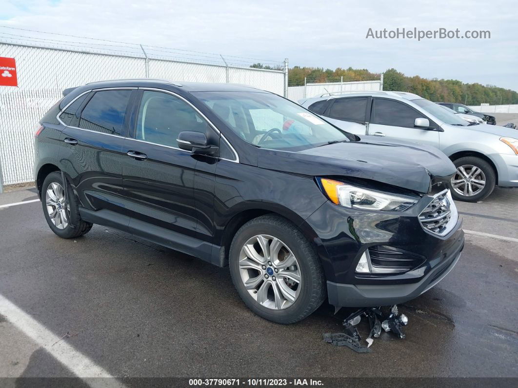 2019 Ford Edge Titanium Black vin: 2FMPK3K90KBB53674