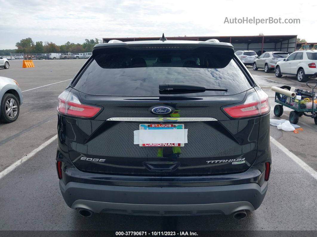 2019 Ford Edge Titanium Black vin: 2FMPK3K90KBB53674