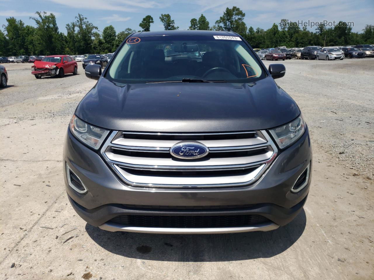 2017 Ford Edge Titanium Silver vin: 2FMPK3K91HBB20742