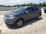 2017 Ford Edge Titanium Silver vin: 2FMPK3K91HBB20742