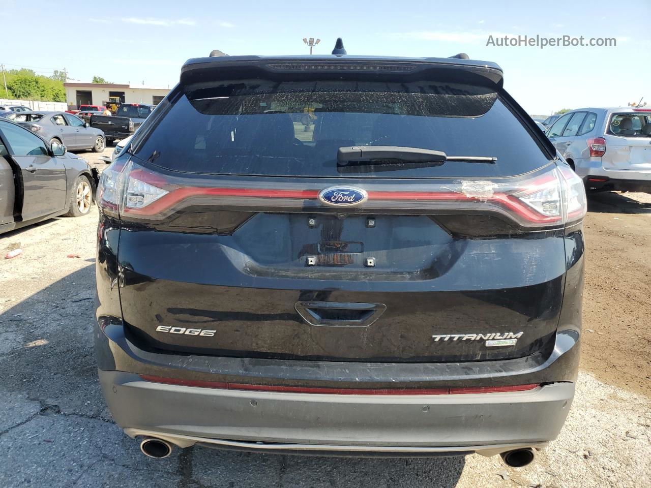 2018 Ford Edge Titanium Black vin: 2FMPK3K91JBB06426