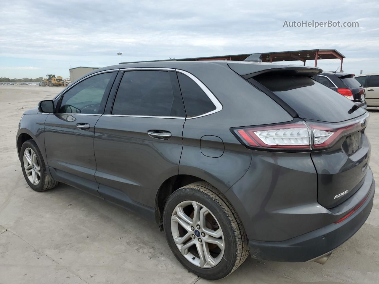 2018 Ford Edge Titanium Gray vin: 2FMPK3K91JBB67517