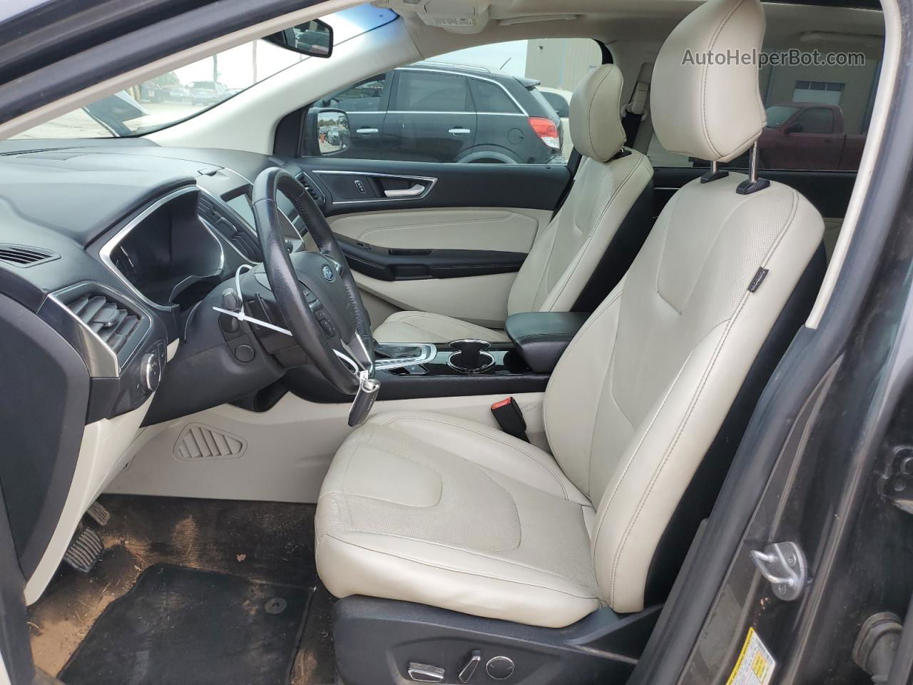 2018 Ford Edge Titanium Серый vin: 2FMPK3K91JBB67517