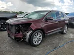 2019 Ford Edge Titanium Темно-бордовый vin: 2FMPK3K91KBB00899