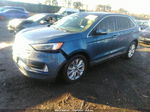 2019 Ford Edge Titanium Синий vin: 2FMPK3K91KBB42392