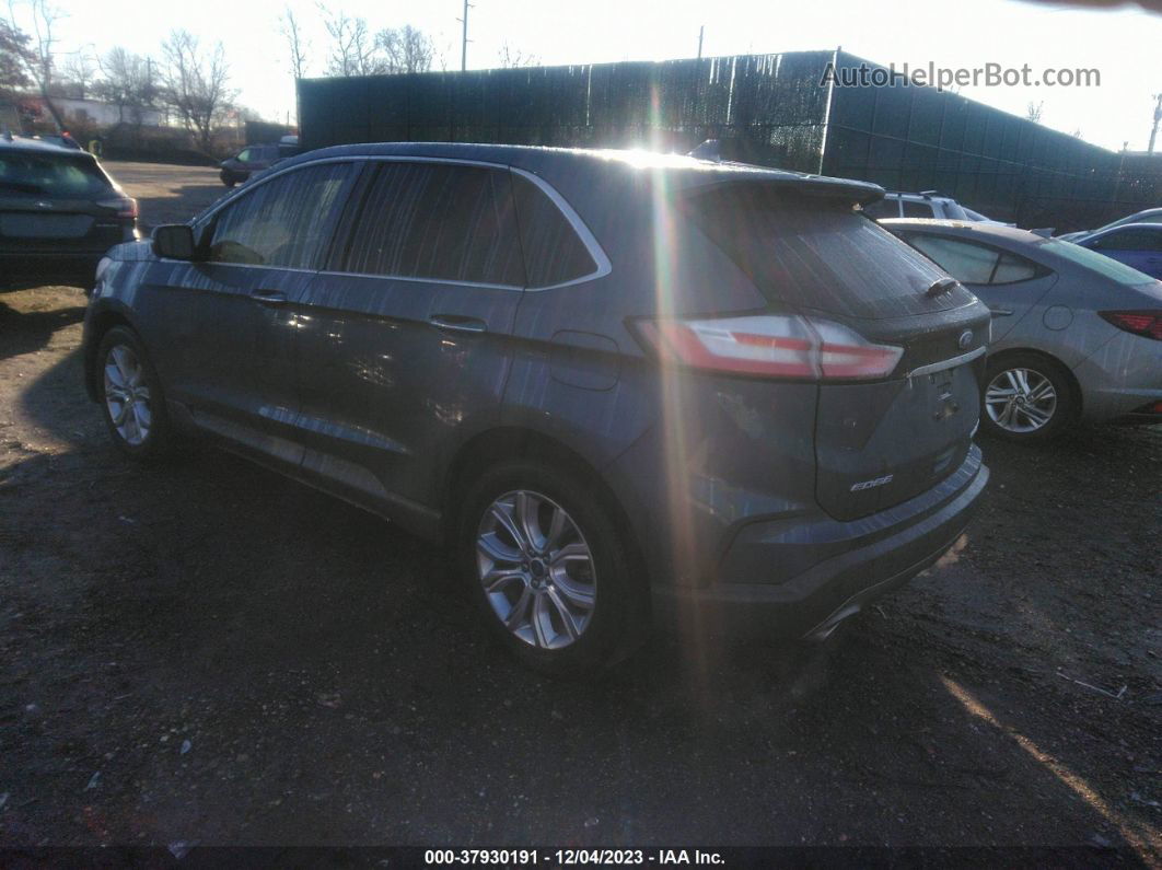 2019 Ford Edge Titanium Blue vin: 2FMPK3K91KBB42392