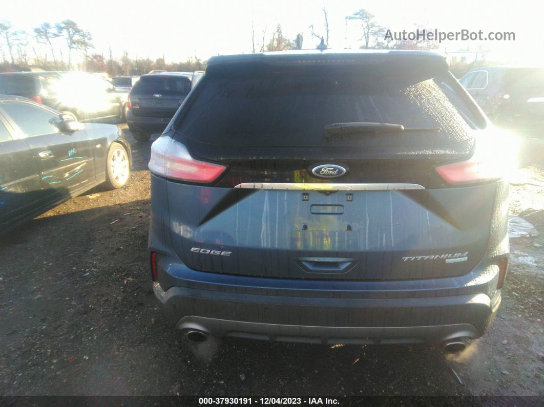 2019 Ford Edge Titanium Blue vin: 2FMPK3K91KBB42392