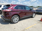 2020 Ford Edge Titanium Maroon vin: 2FMPK3K91LBA89596