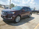 2020 Ford Edge Titanium Темно-бордовый vin: 2FMPK3K91LBA89596