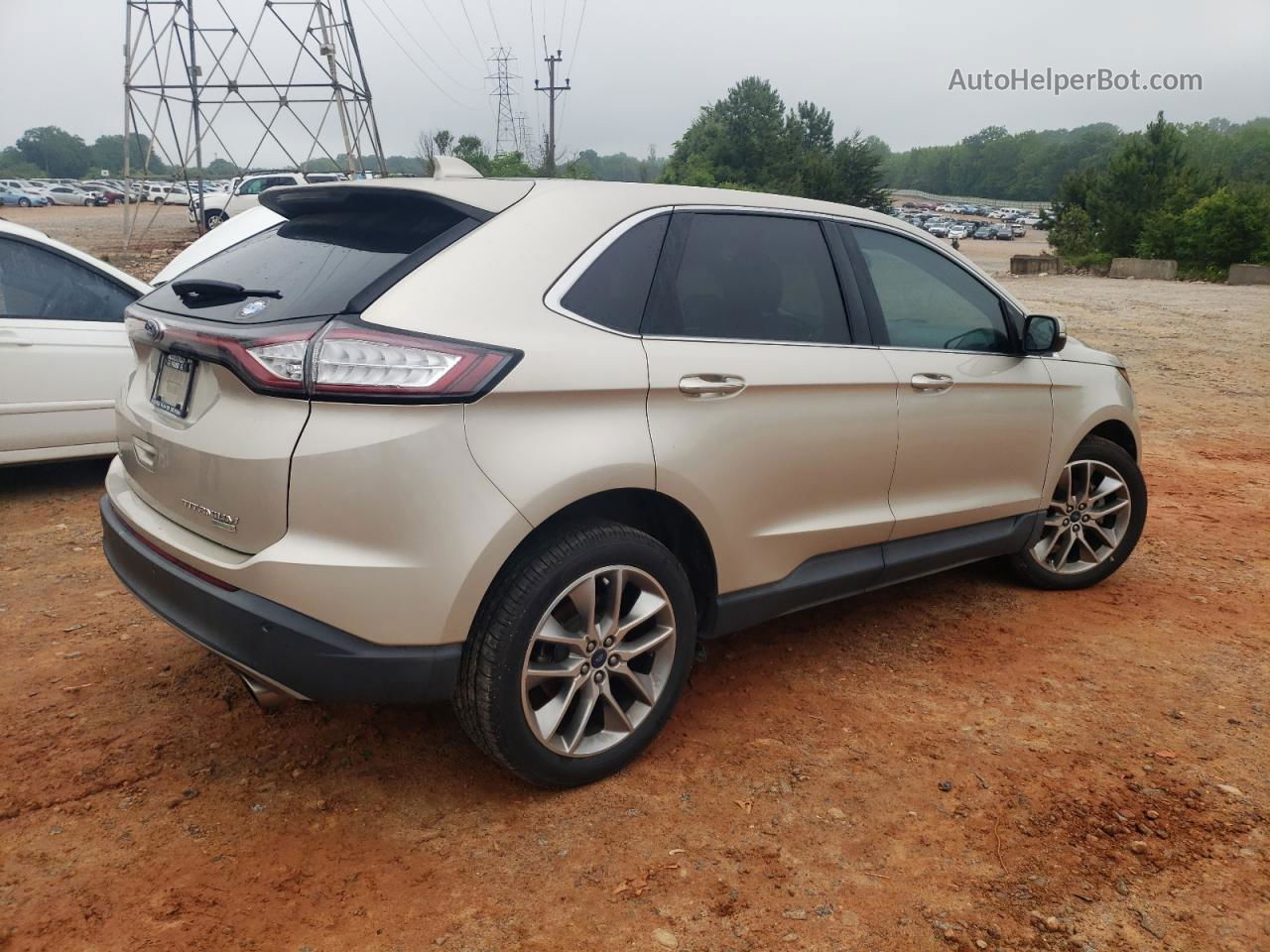 2018 Ford Edge Titanium Gold vin: 2FMPK3K92JBB35868