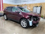 2019 Ford Edge Titanium Burgundy vin: 2FMPK3K92KBB31899