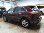 2019 Ford Edge Titanium Burgundy vin: 2FMPK3K92KBB31899