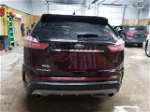 2019 Ford Edge Titanium Burgundy vin: 2FMPK3K92KBB31899