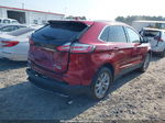 2019 Ford Edge Titanium Красный vin: 2FMPK3K92KBB94713