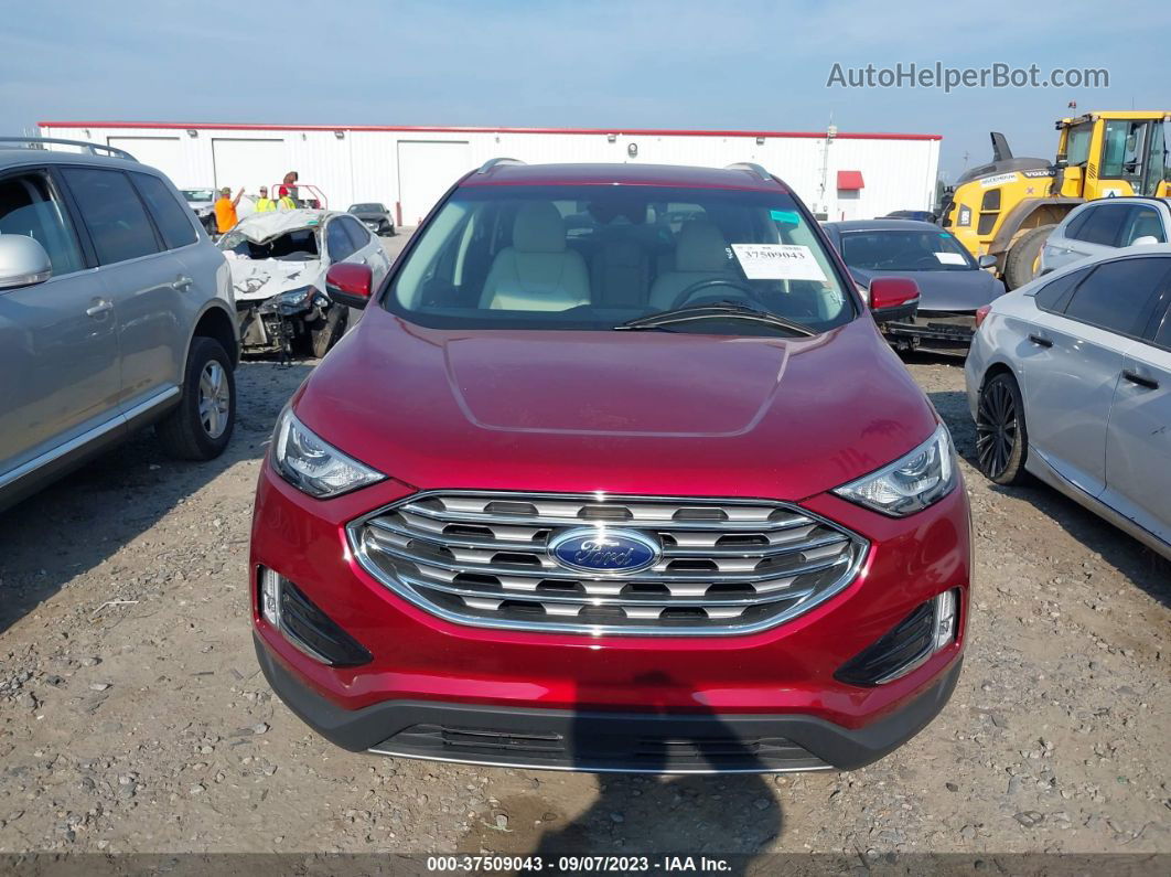 2019 Ford Edge Titanium Red vin: 2FMPK3K92KBB94713