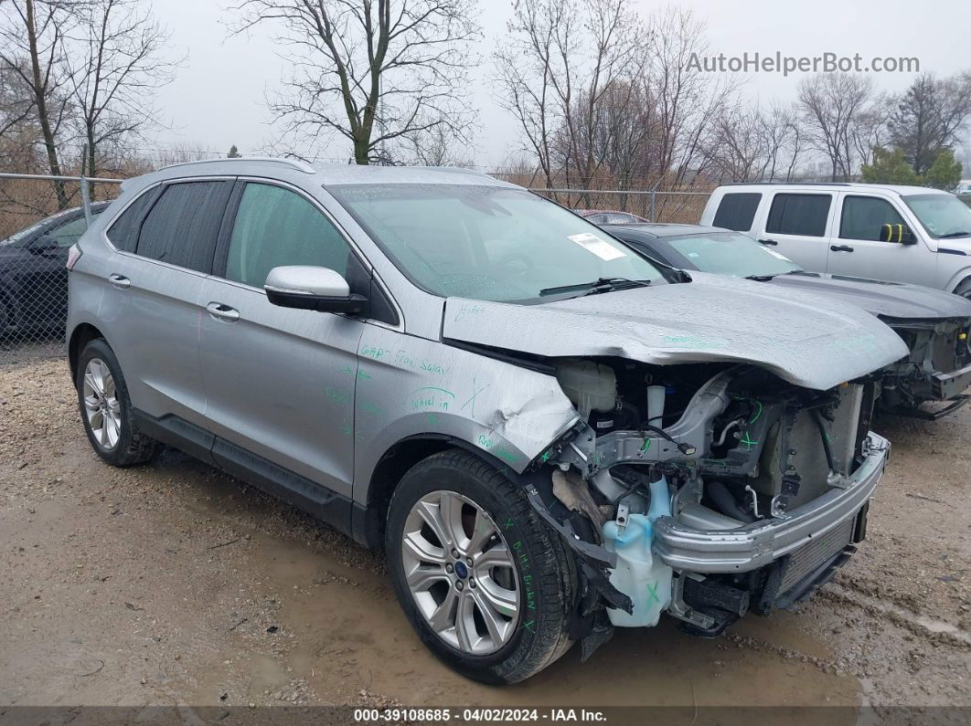 2020 Ford Edge Titanium Silver vin: 2FMPK3K92LBA16009