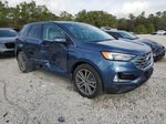 2019 Ford Edge Titanium Blue vin: 2FMPK3K93KBB09457