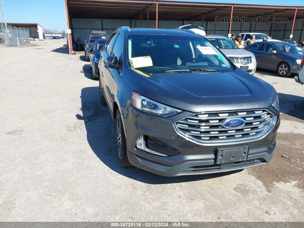 2019 Ford Edge Titanium Желто-коричневый vin: 2FMPK3K93KBB36285