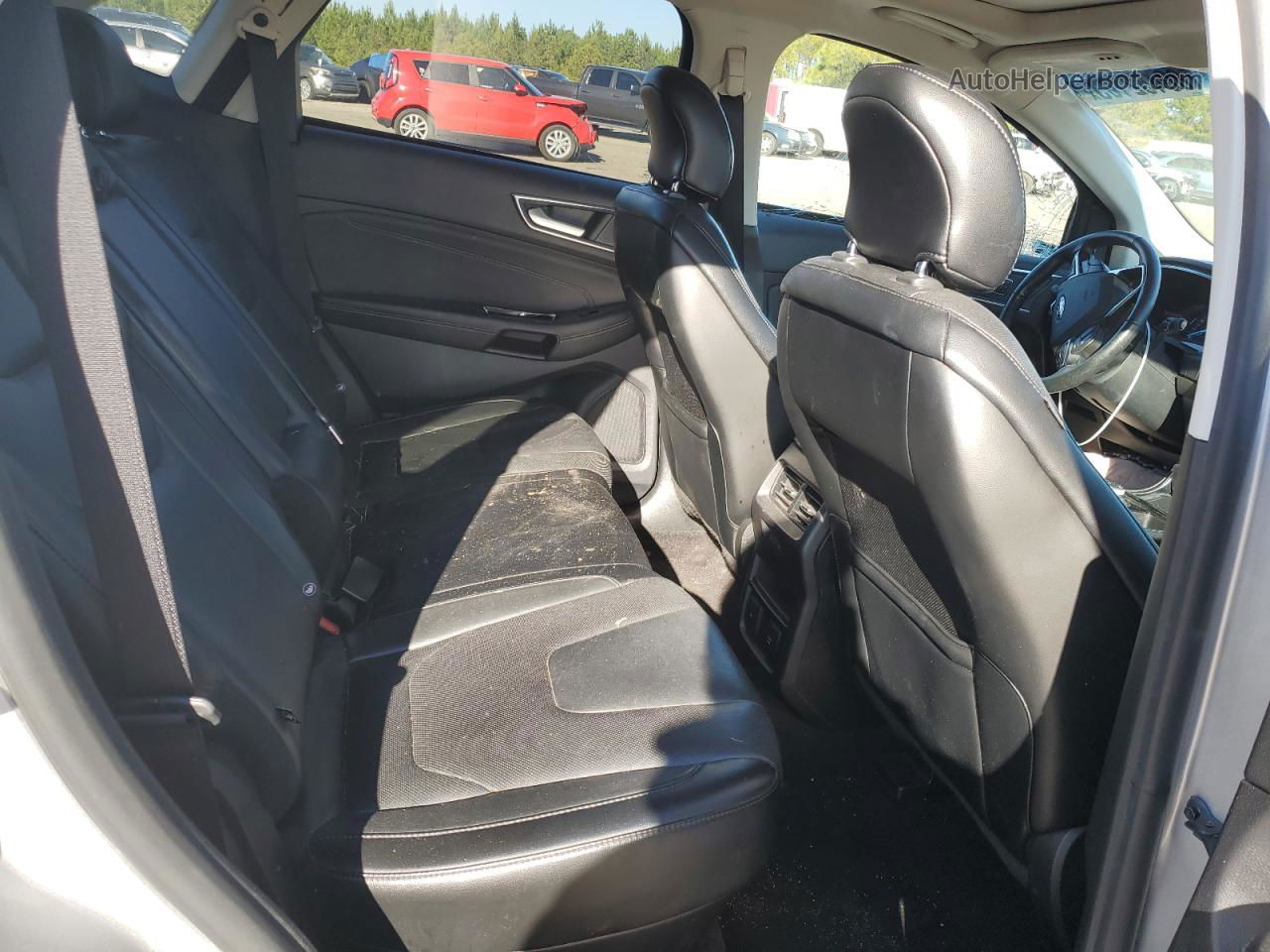 2019 Ford Edge Titanium Silver vin: 2FMPK3K93KBB81078