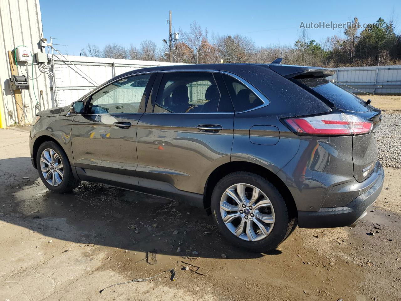 2019 Ford Edge Titanium Gray vin: 2FMPK3K93KBB89228