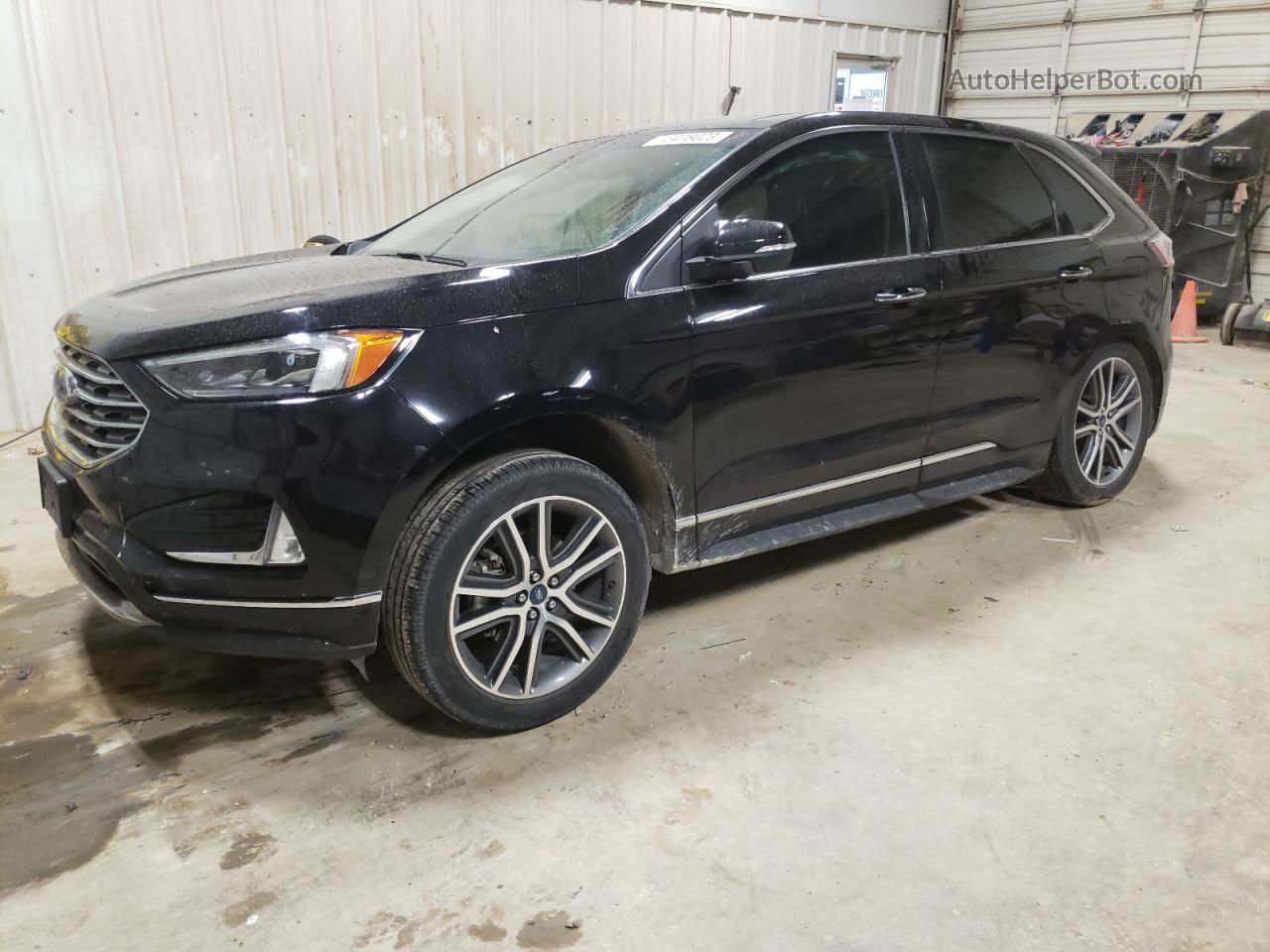 2019 Ford Edge Titanium Black vin: 2FMPK3K93KBC61626