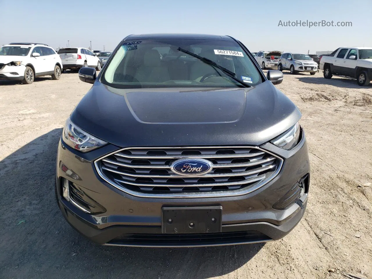 2020 Ford Edge Titanium Gray vin: 2FMPK3K93LBA75649