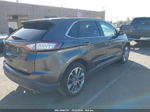 2015 Ford Edge Titanium Gray vin: 2FMPK3K94FBB60956