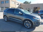 2015 Ford Edge Titanium Серый vin: 2FMPK3K94FBB60956