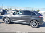 2015 Ford Edge Titanium Серый vin: 2FMPK3K94FBB60956