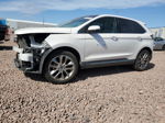 2016 Ford Edge Titanium White vin: 2FMPK3K94GBB16036