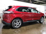 2017 Ford Edge Titanium Red vin: 2FMPK3K94HBB17494