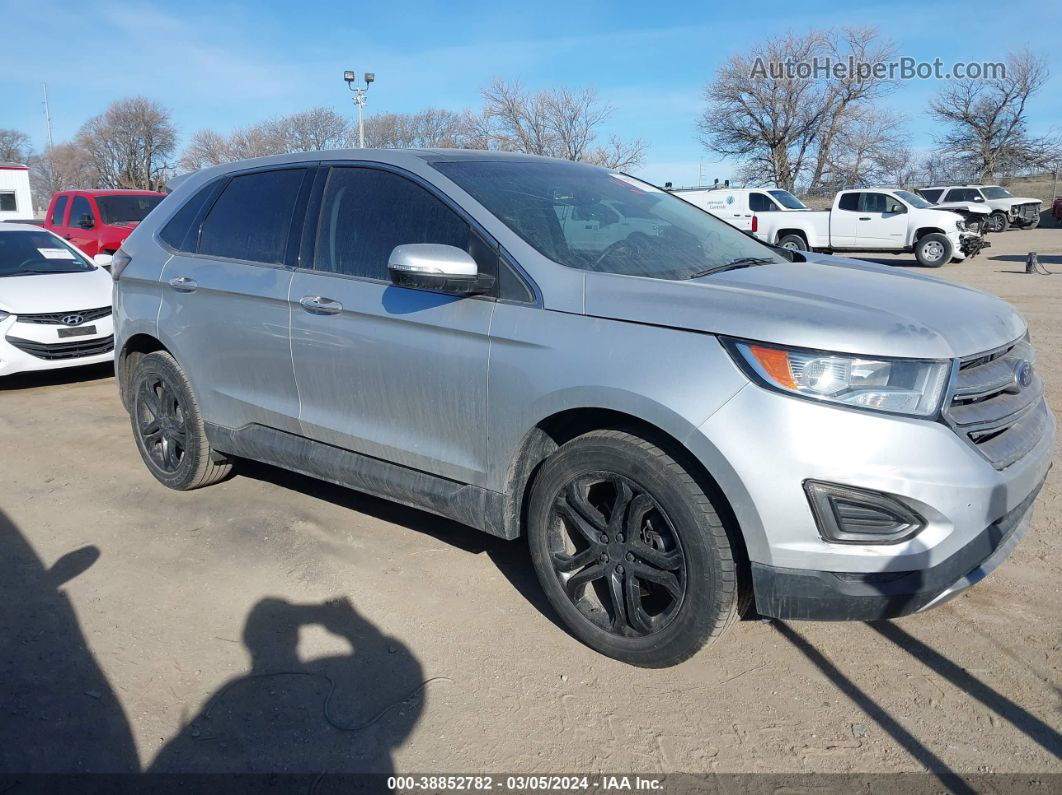 2018 Ford Edge Titanium Silver vin: 2FMPK3K94JBB06081