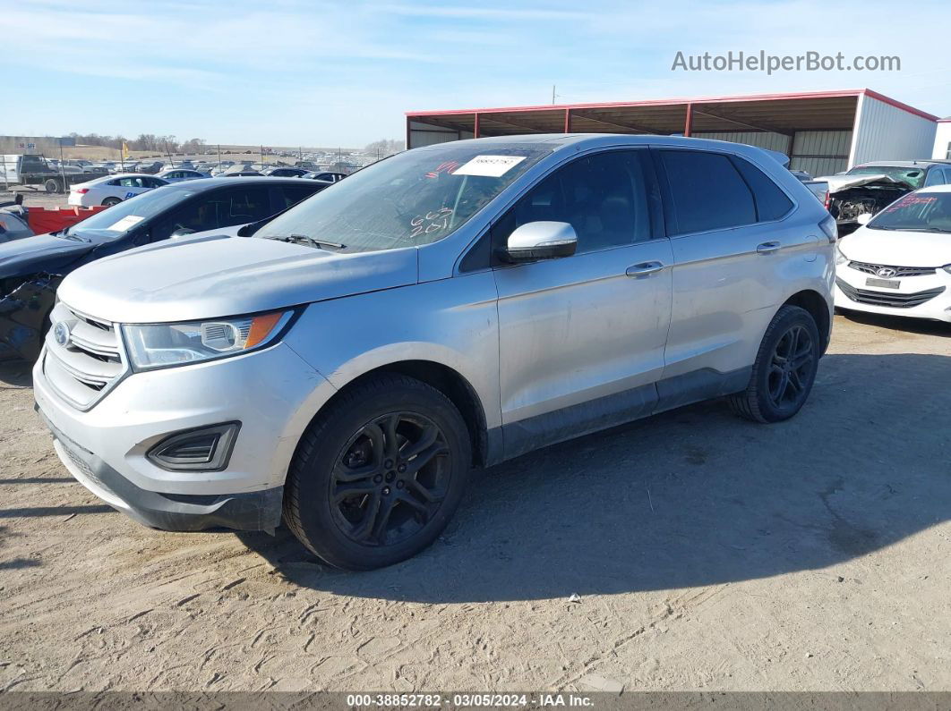 2018 Ford Edge Titanium Silver vin: 2FMPK3K94JBB06081