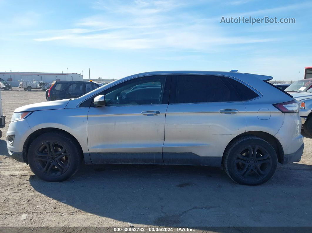 2018 Ford Edge Titanium Silver vin: 2FMPK3K94JBB06081