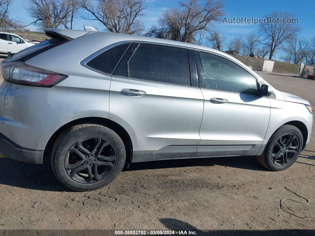 2018 Ford Edge Titanium Silver vin: 2FMPK3K94JBB06081