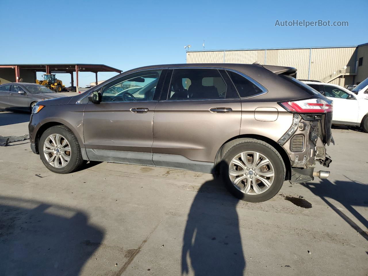 2019 Ford Edge Titanium Brown vin: 2FMPK3K94KBB54052