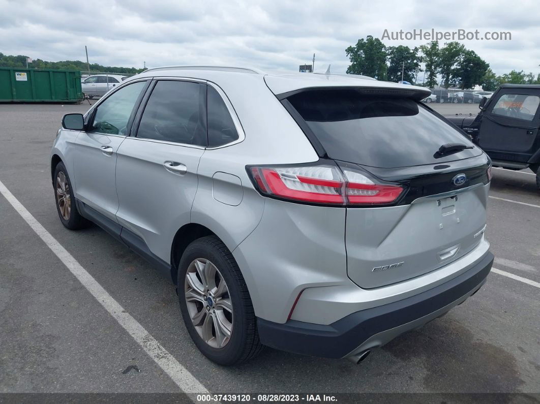 2019 Ford Edge Titanium Серебряный vin: 2FMPK3K94KBC49713