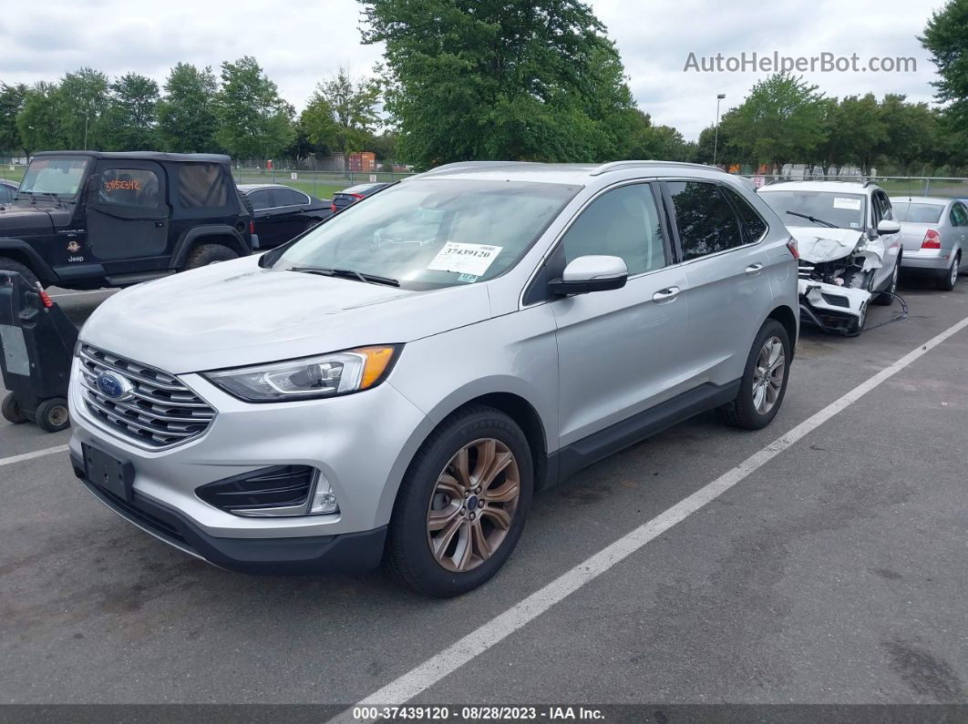 2019 Ford Edge Titanium Серебряный vin: 2FMPK3K94KBC49713