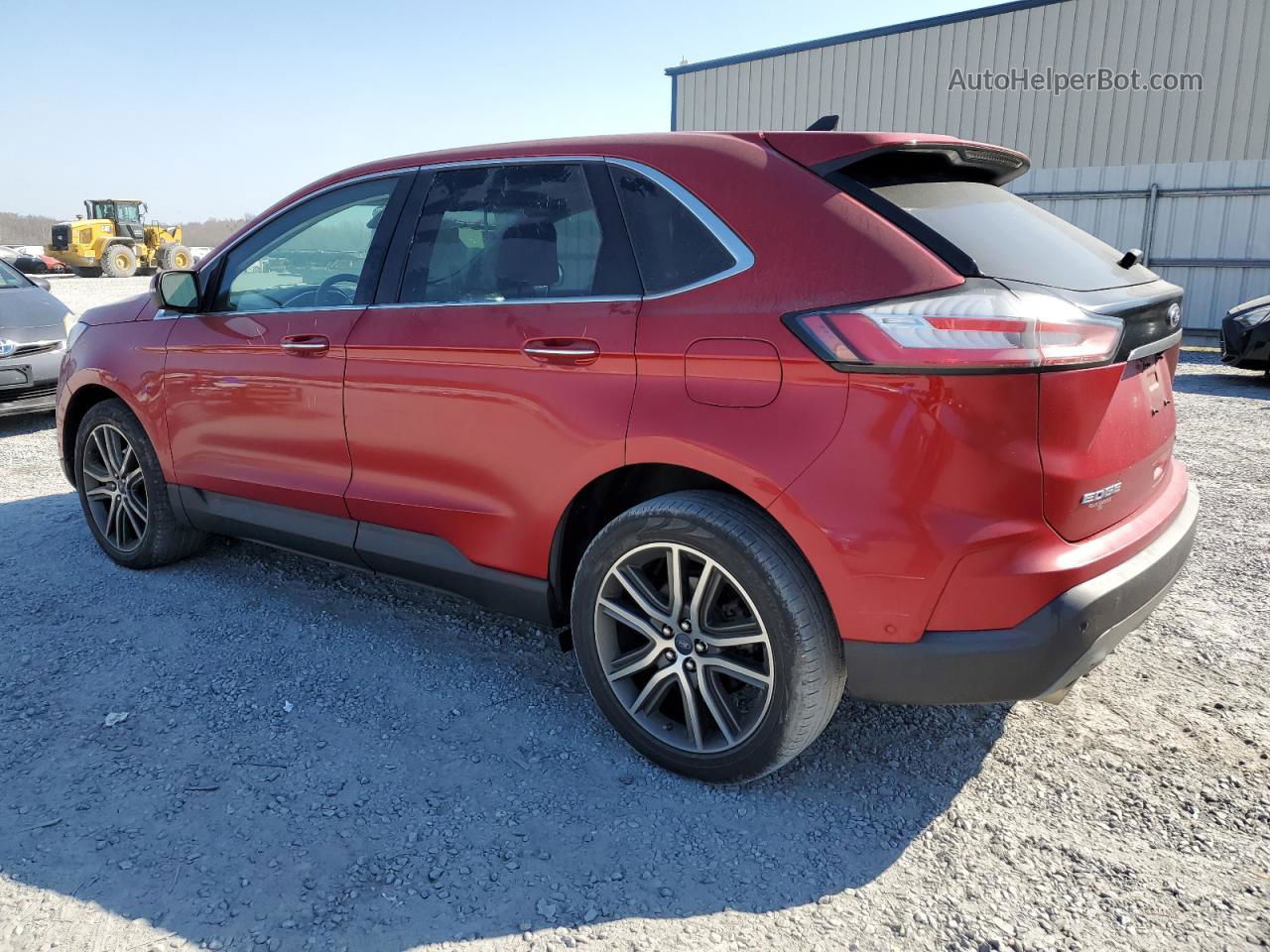 2020 Ford Edge Titanium Red vin: 2FMPK3K94LBB09341